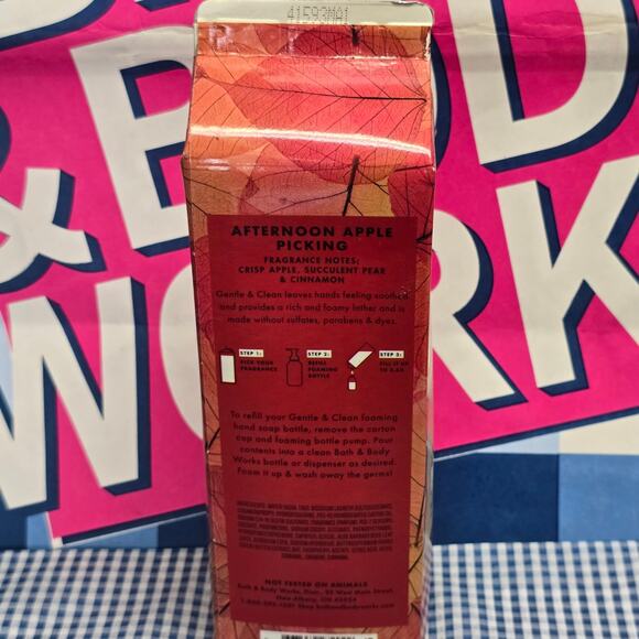 BBW Afternoon Apple Picking Gentle & Clean Foaming Hand Soap Refill 32 oz. - Picture 3 of 4